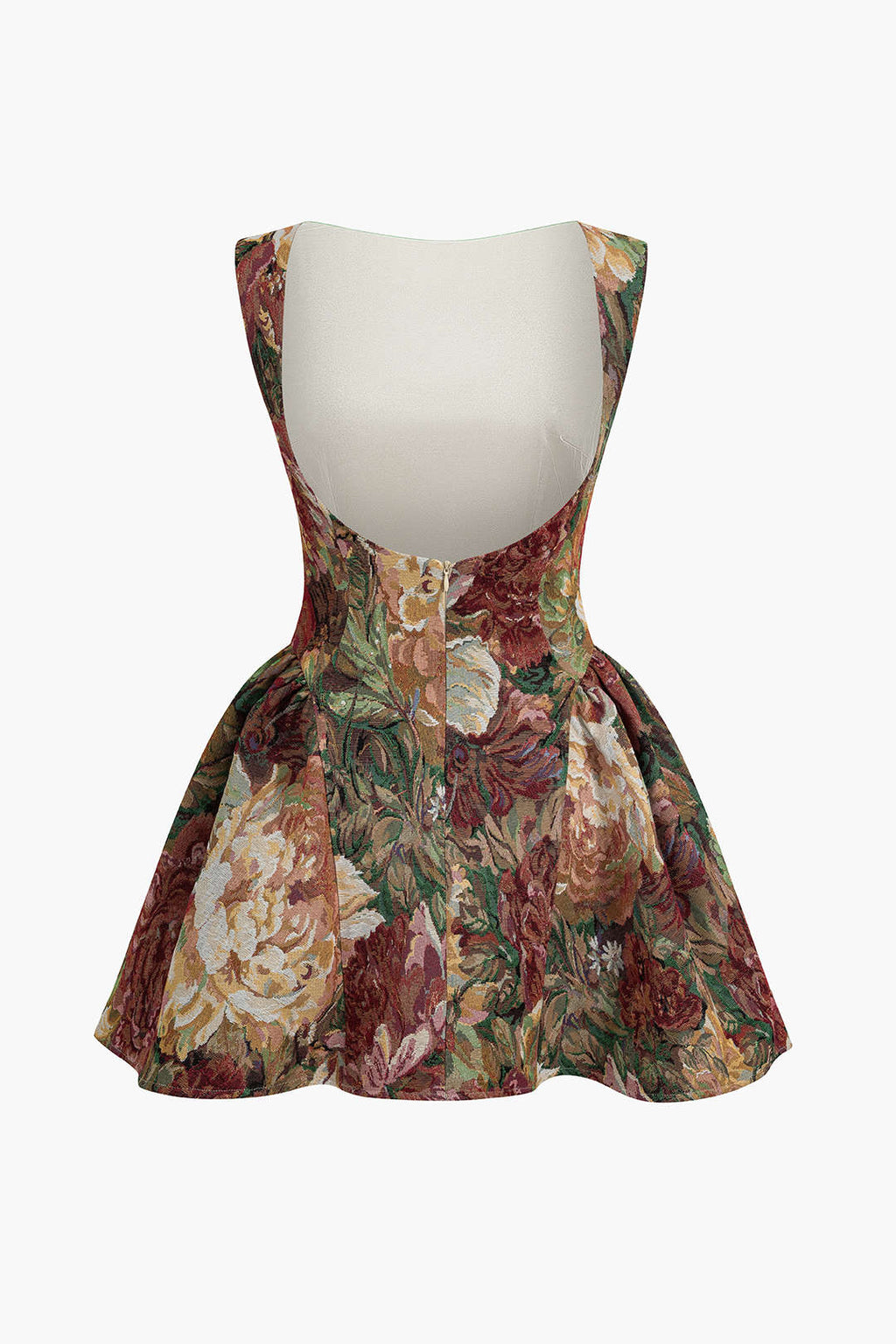 Ocano Jacquard Ruched Mini Dress – Pink Sleeveless Dress